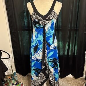 Style & Co Monochrome Patterned Dress